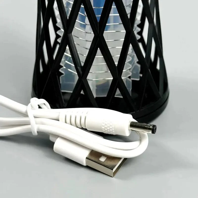 Лампа-пастка TX-WD02 Mini 2в1 800mAh УФ-лампа для боротьби з комахами 14 см