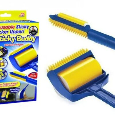 Липкий валик для прибирання Sticky Buddy з силіконовою поверхнею