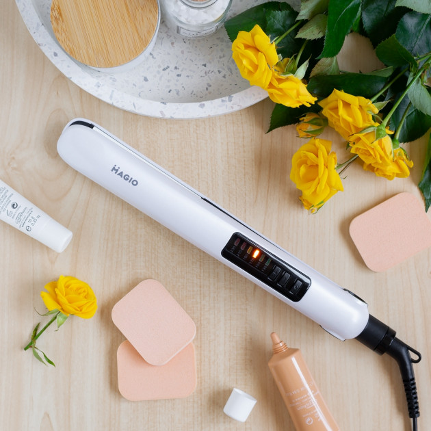 Щипці Magio MG-586 для волосся з електронним управлінням та керамічними пластинами