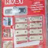 Магніт для дому універсальний VALUE PACK 9436-2 — утримує дверцята та ящики закритими без зусиль, підходить для всіх типів меблів.