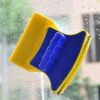 Магнітна щітка для миття вікон Magnetic Double side Cleaner 40мм жовто-синя зі страхувальним шнуром