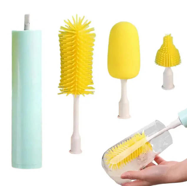 mnohofunktsyonalnaia-elektrycheskaia-shchetka-dlia-mytia-posudy-s-raznymy-nasadkamy-brush-and412-53187853142703_46e6852f8d Brush AND412 Багатофункціональна електрична щітка для миття посуду з насадками 2 шестерні та водонепроникність IPX7.
