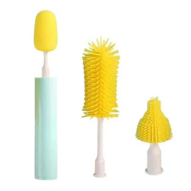 mnohofunktsyonalnaia-elektrycheskaia-shchetka-dlia-mytia-posudy-s-raznymy-nasadkamy-brush-and412-64077504657513_2e5e37d797 Brush AND412 Багатофункціональна електрична щітка для миття посуду з насадками 2 шестерні та водонепроникність IPX7.