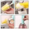 mnohofunktsyonalnaia-elektrycheskaia-shchetka-dlia-mytia-posudy-s-raznymy-nasadkamy-brush-and412-78105443555136_072a09e061 Brush AND412 Багатофункціональна електрична щітка для миття посуду з насадками 2 шестерні та водонепроникність IPX7.