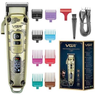 Машинка для стрижки волосся VGR V-005 — стильний та потужний тример для бороди.