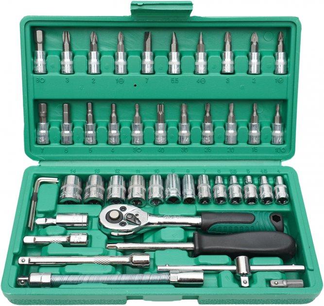 Набір інструментів у валізці Piece Tool Set (46 предметів) — для всіляких ремонтів у вашому домі або авто.