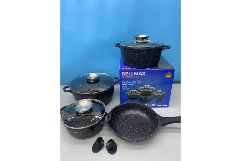 nabor-posudy-9-predmetov-bellmax-cookware-set-bm-120-chernyi-16825718081490_944f41e6c0 Набір посуду Bellmax Cookware Set BM-120 9 предметів.
