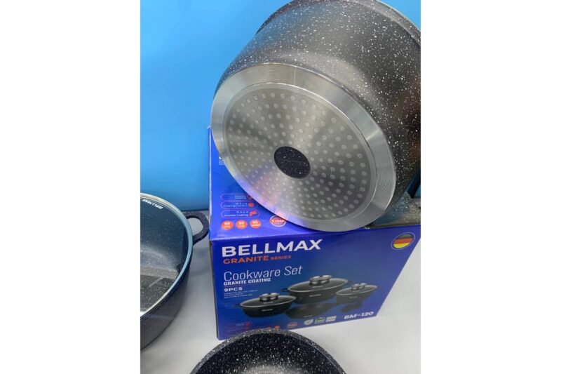 nabor-posudy-9-predmetov-bellmax-cookware-set-bm-120-chernyi-20859634812860_69ab572172 Набір посуду Bellmax Cookware Set BM-120 9 предметів.