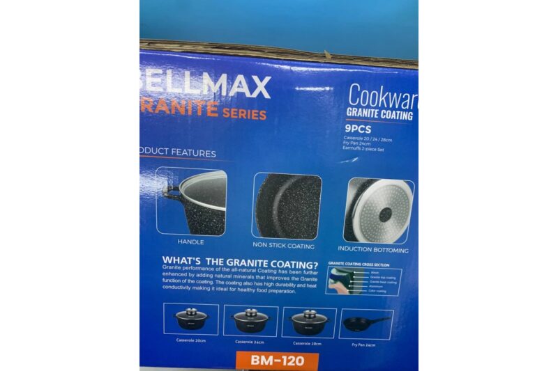 nabor-posudy-9-predmetov-bellmax-cookware-set-bm-120-chernyi-61940373238808_ce9cd83fd1 Набір посуду Bellmax Cookware Set BM-120 9 предметів.