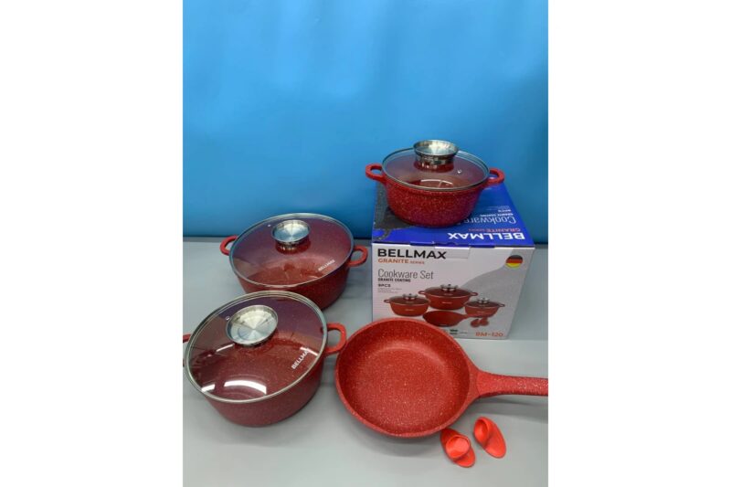 nabor-posudy-9-predmetov-bellmax-cookware-set-bm-120-chernyi-90775165163754_5b88871794 Набір посуду Bellmax Cookware Set BM-120 9 предметів.