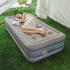 Надувний одномісний матрац з вбудованим акумуляторним насосом Type-C, висота 40 см, розмір 190x100x40 см, ПВХ