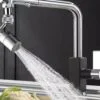 Насадка на кран Water для змішувача аератор поворотна головка 720 градусів 2 режими вигнутий обертовий