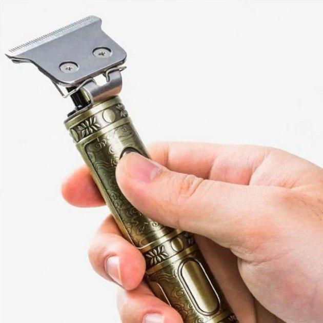 Машинка для стрижки волосся Shuke SK-8017 — професійний триммер для бороди з автономною роботою до 300 хвилин.