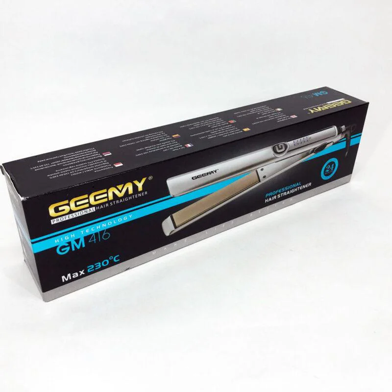 Выпрямитель-утюжок для волос Gemei GM-416 з LED-дисплеєм та 5 температурними режимами