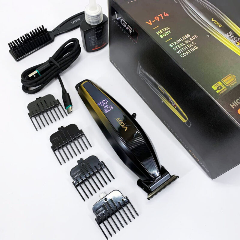 Тример VGR V-974 — бездротовий інструмент для ідеальної стрижки волосся.