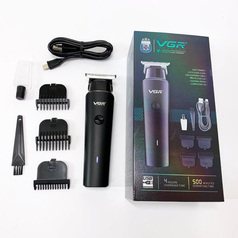 Акумуляторний триммер VGR V-933 — свобода стрижки в будь-яких умовах.