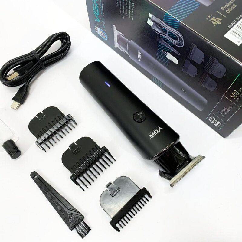 Акумуляторний триммер VGR V-933 — свобода стрижки в будь-яких умовах.