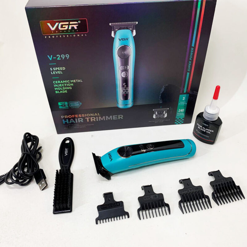 Тример VGR V-299. Синій. Потужний та багатофункціональний пристрій для догляду.
