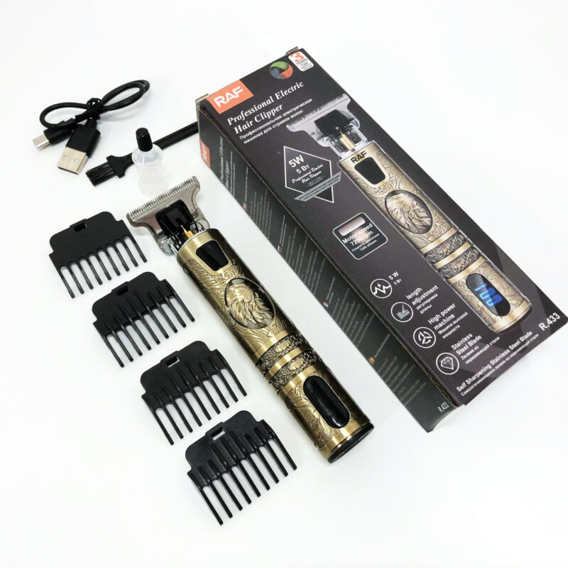 Машинка для стрижки RAF R-433 — компактний тример для точного догляду за волоссям.