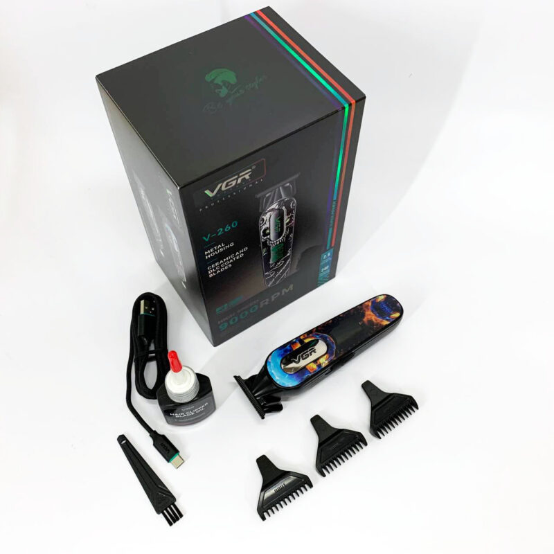 Тример акумуляторний VGR V-260 RED — продуктивний інструмент для догляду.