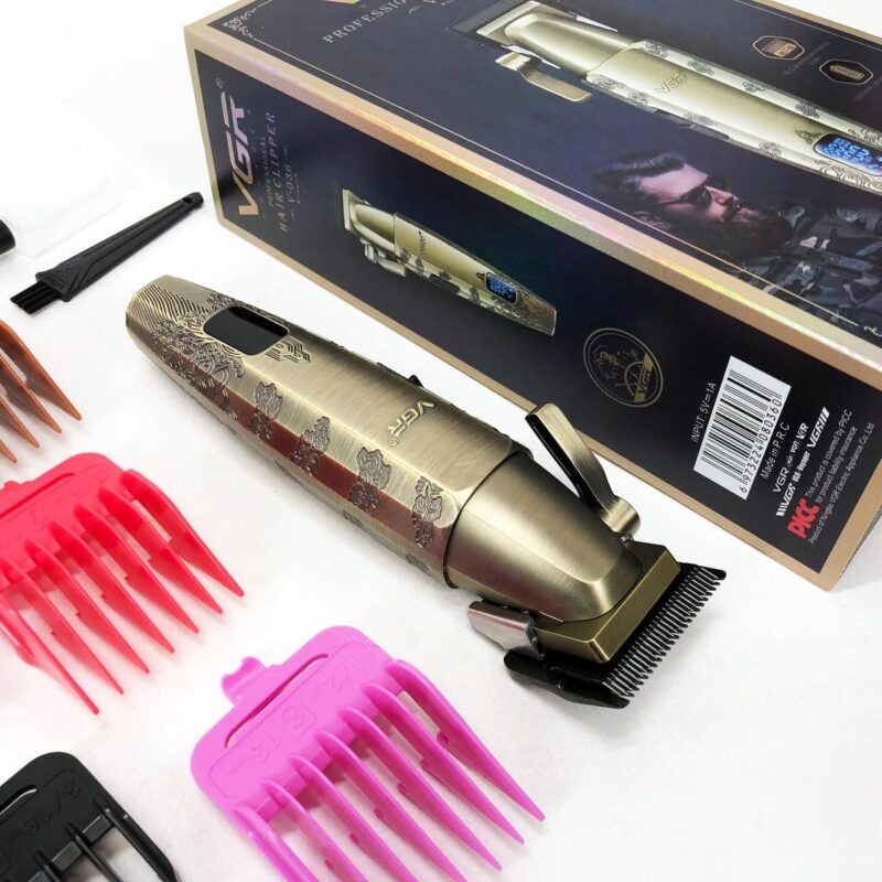 Акумуляторна машинка для стрижки VGR V-036 з тривалою автономністю