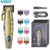 Акумуляторна машинка для стрижки VGR V-036 з тривалою автономністю