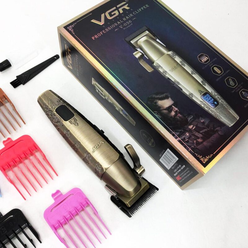 Акумуляторна машинка для стрижки VGR V-036 з тривалою автономністю