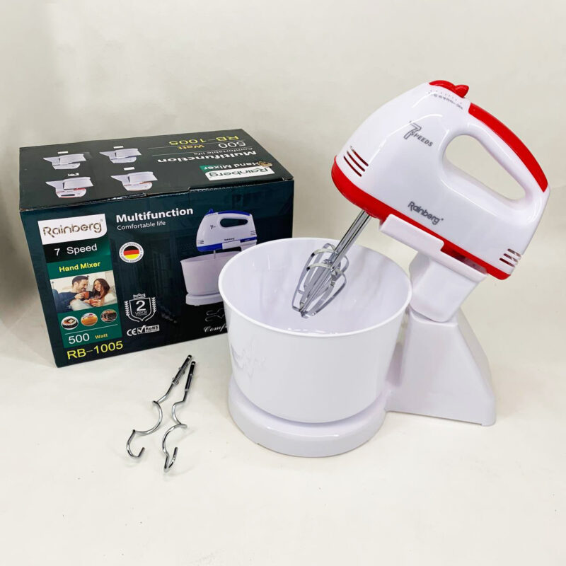 Миксер Rainberg RB-1005 500Вт з чашею 2 л для зручного приготування їжі