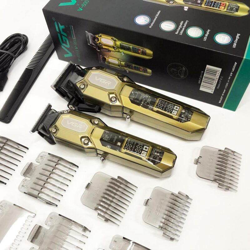 Комплект 2 до 1 VGR V-600 V-900 — зручний інструмент для професійної стрижки вдома.