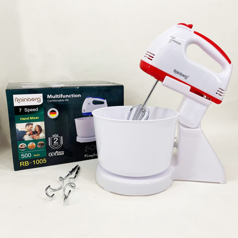 Миксер Rainberg RB-1005 500Вт з чашею 2 л для зручного приготування їжі