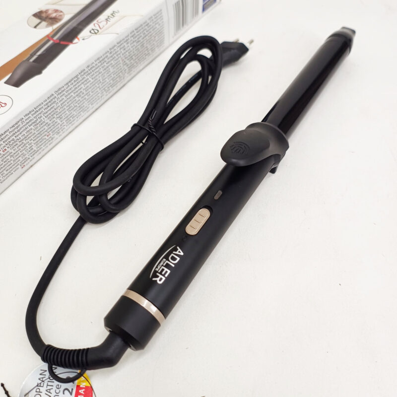 Плойка Adler AD 2115 Curly 100Вт з керамічним покриттям для локонів середньої товщини