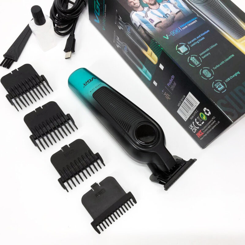 Тример VGR V-996 GREEN — ефективний інструмент для професійних зачісок.