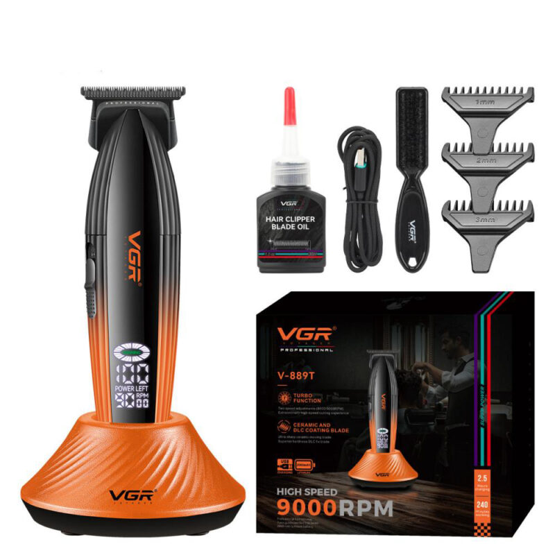 Машинка для стрижки VGR V-889T 9000RPM — потужність і зручність для ідеальної стрижки.