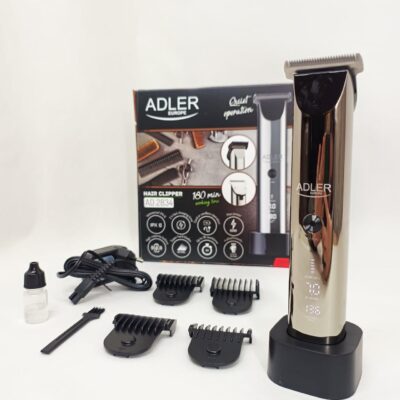 Adler AD 2834 Машинка для стрижки волосся з титановою головкою та керамічним лезом для точних стрижок до 3 годин