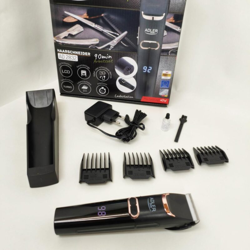 Машинка для стрижки волосся Adler AD 2832 — Ваш ідеальний помічник для догляду за волоссям вдома та в подорожах.