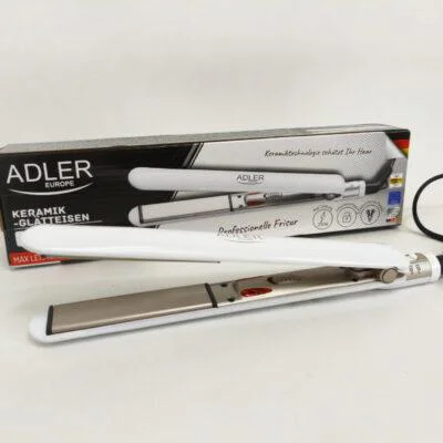 ADLER AD-2317 Випрямляч для волосся з керамічними пластинами і швидким нагрівом