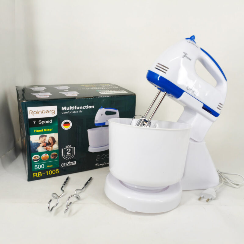 Миксер Rainberg RB-1005 500Вт з чашею 2 л — універсальний кухонний помічник