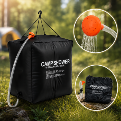 Camp Shower 40л Похідний душ для кемпінгу, туристів, дачників з герметичним резервуаром.