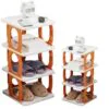 polka-dlia-obuvy-y-veshchei-na-3-yarusa-shoe-rack-26191190646053_9a376faf3c Полиця для взуття та речей на 3 яруси Shoe rack — стильний органайзер для взуття з системою трансформації для зберігання різних видів взуття та речей.
