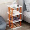 polka-dlia-obuvy-y-veshchei-na-3-yarusa-shoe-rack-88617870213010_52faf6459e Полиця для взуття та речей на 3 яруси Shoe rack — стильний органайзер для взуття з системою трансформації для зберігання різних видів взуття та речей.