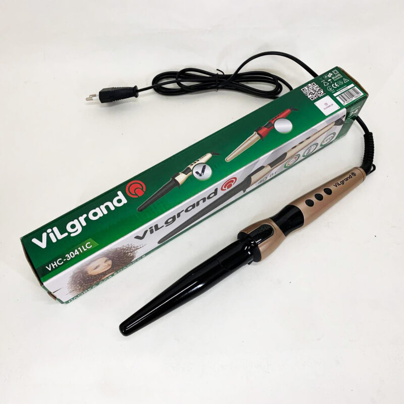 ViLgrand Плойка VHC-3041LC — Конусна Плойка з Алюмінієвим Покриттям та LED Дисплеєм