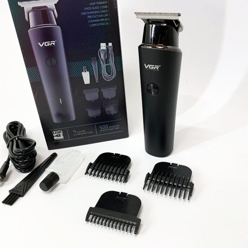 Акумуляторний триммер VGR V-933 — свобода стрижки в будь-яких умовах.