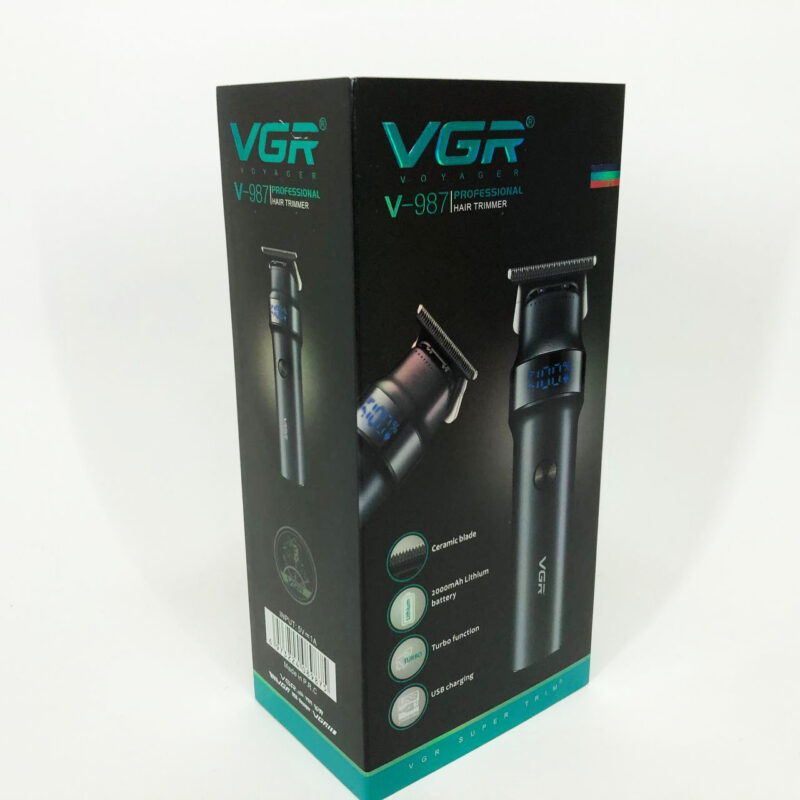 Машинка для стрижки волосся VGR V-987 BLACK для точності та зручності стрижки.