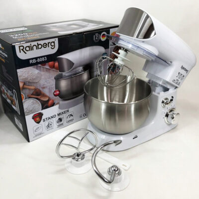 Електричний планетарний міксер Rainberg RB-8083 3200 Вт з насадками