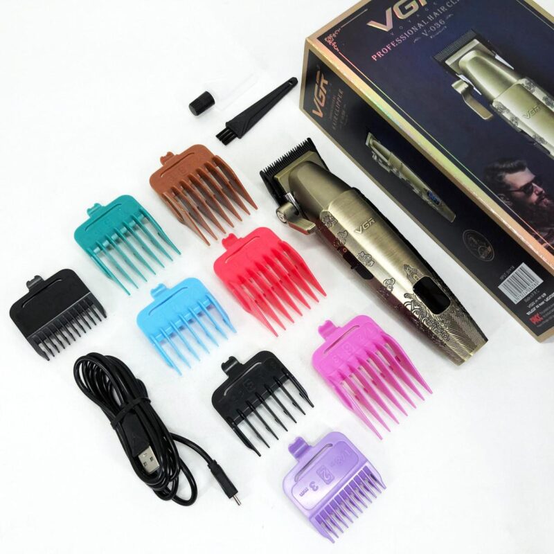 Акумуляторна машинка для стрижки VGR V-036 з тривалою автономністю