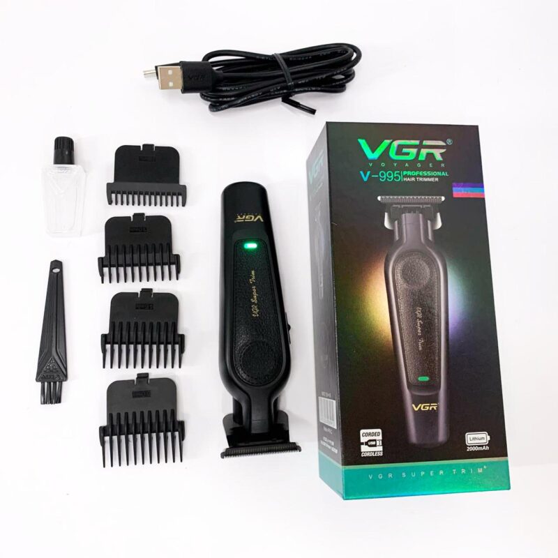 Акумуляторна машинка для стрижки VGR V-995 — ідеальна стрижка без зусиль у домашніх умовах.