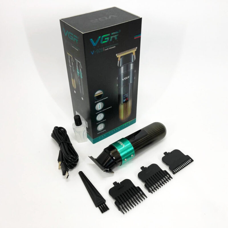 Машинка для стрижки волосся VGR V-929 акумуляторна — триммер для професійних результатів