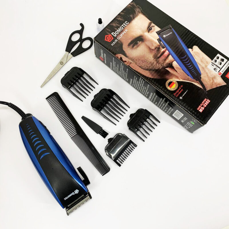 Машинка для стрижки Domotec MS-3302 — ідеальне рішення для домашньої зачіски без зайвих витрат.