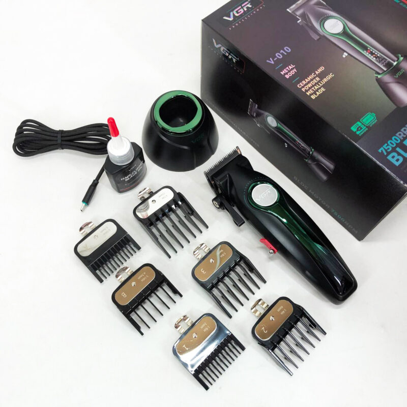 Машинка для стрижки VGR V-010 Professional Metal — швидка та акуратна стрижка для професіоналів і вдома.