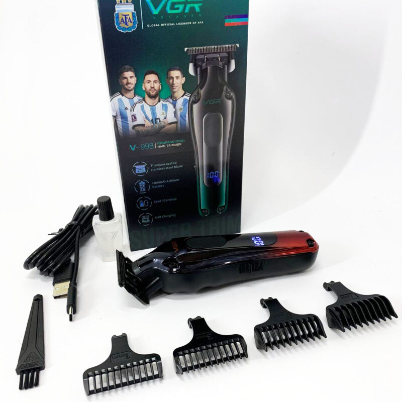 Тример VGR V-998 — зручний бездротовий інструмент для стрижки волосся.